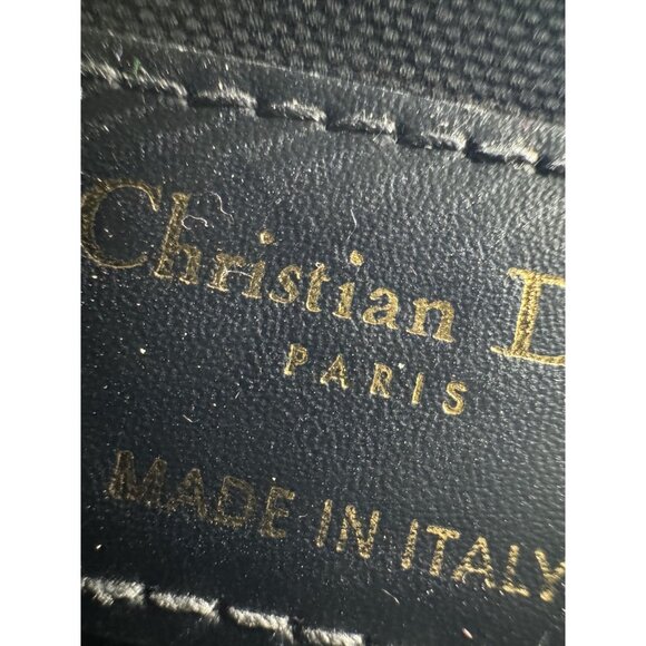 Christian Dior Womens Canvas Oblique Saddle Bag With Gold Hardware & Adjustable - Picture 5 of 16